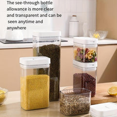 Airtight Food Storage Containers Clear Moisture-proof Sealed Fresh-keeping Box