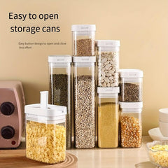 Airtight Food Storage Containers Clear Moisture-proof Sealed Fresh-keeping Box