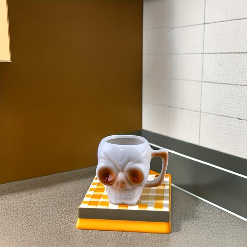 Halloween Skull Mug 13 oz Horror Face Coffee Cup