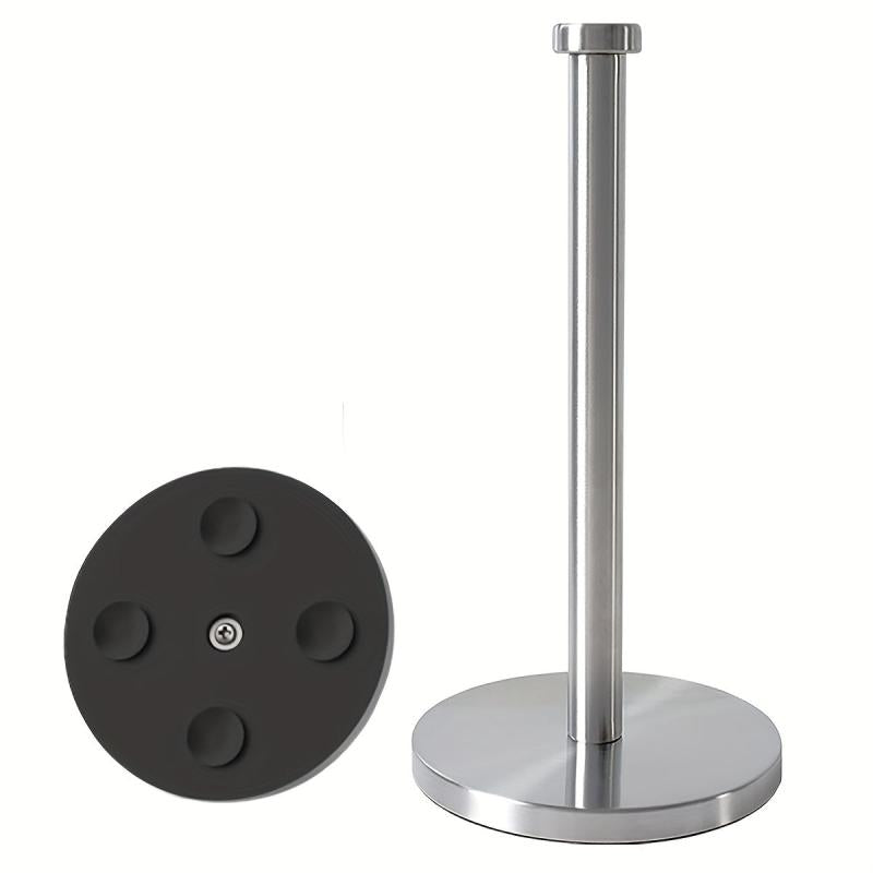 Countertop Paper Towel Holder with Weighted Base - Kitchen Bathroom Supply