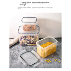 6pcs Kitchen Cereal Food Storage Jar Refrigerator Fresh keeping Sealed Jar