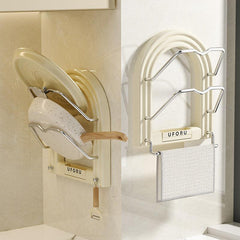 Hanging Pot Lid Rack With Hook Multifunctional Storage Rack