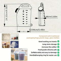 1pc Silicone Storage Bag Leakproof Silicone Food Storage Bags