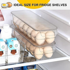Portable Egg Box Shockproof Plastic Egg Holder for Kitchen Household