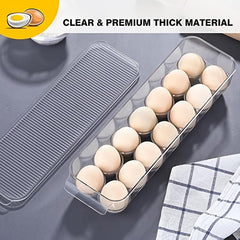 Portable Egg Box Shockproof Plastic Egg Holder for Kitchen Household