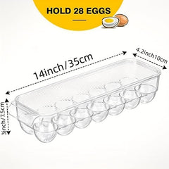 Portable Egg Box Shockproof Plastic Egg Holder for Kitchen Household