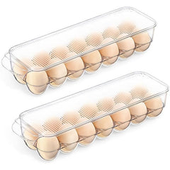 Portable Egg Box Shockproof Plastic Egg Holder for Kitchen Household