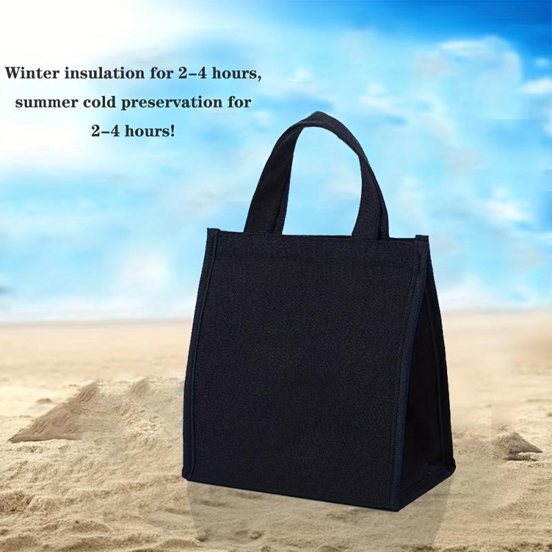 Insulated Lunch Bag Reusable Aluminum Foil Lunch Box Leakproof Freezable Cooler