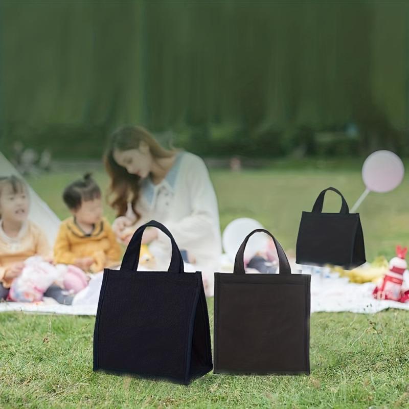 Insulated Lunch Bag Reusable Aluminum Foil Lunch Box Leakproof Freezable Cooler