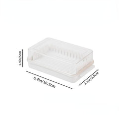 Butter Fresh Keeping Box with Lid - Sealed Storage for Butter and Seasonings