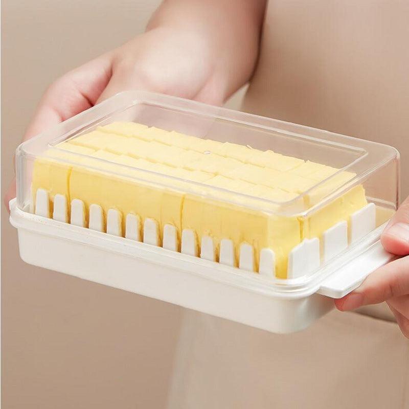 Butter Fresh Keeping Box with Lid - Sealed Storage for Butter and Seasonings