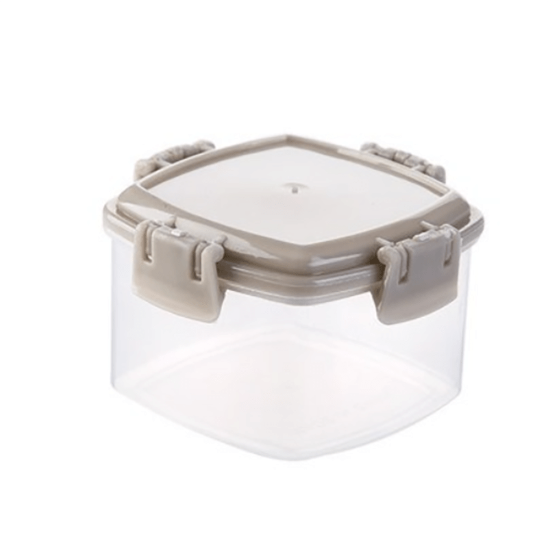 4Pcs Mini Sauce Seasoning Container Box Portable Bottle Transparent Scowizer