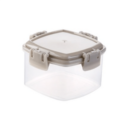 4Pcs Mini Sauce Seasoning Container Box Portable Bottle Transparent Scowizer