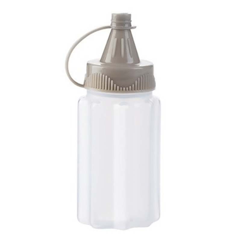 4Pcs Mini Sauce Seasoning Container Box Portable Bottle Transparent Scowizer