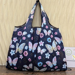 1pc Foldable Large Capacity Shopping Bag Reusable Grocery Bag