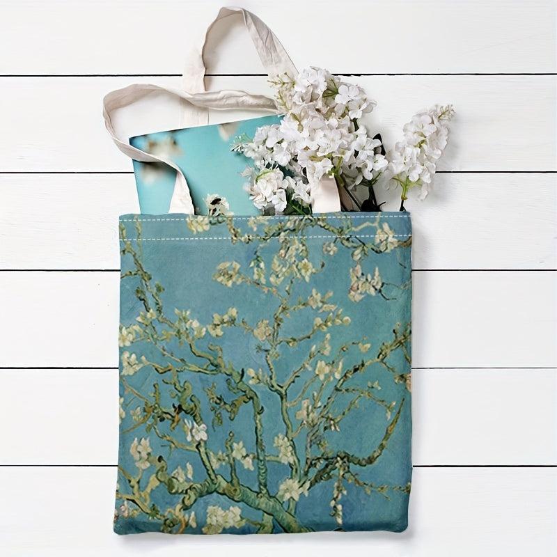 World Famous Painting Series Reusable Canvas Tote Bag