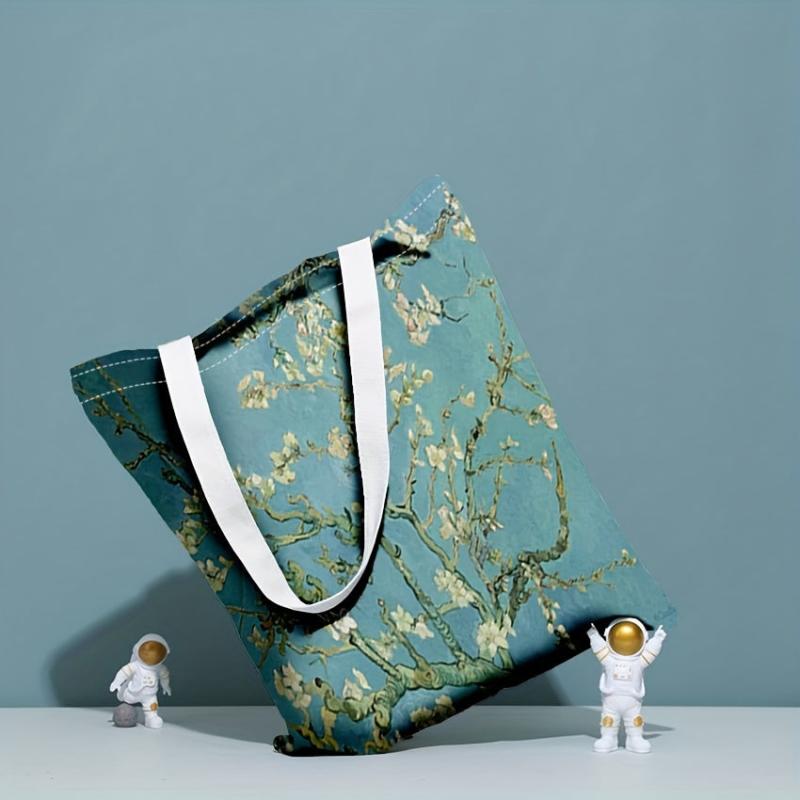 World Famous Painting Series Reusable Canvas Tote Bag