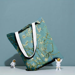 World Famous Painting Series Reusable Canvas Tote Bag