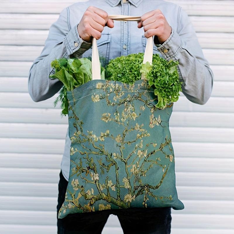World Famous Painting Series Reusable Canvas Tote Bag