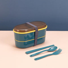 Japanese Double Layer Lunch Box for Students