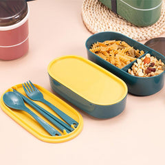 Japanese Double Layer Lunch Box for Students