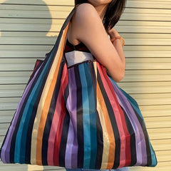 Foldable Large Capacity Shopping Bag - Versatile & Reusable Grocery Bag