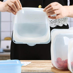 Silicone Storage Bag for Fresh Keeping Fruits Vegetables Eggs