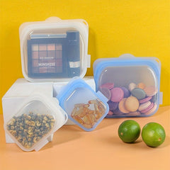 Silicone Storage Bag for Fresh Keeping Fruits Vegetables Eggs