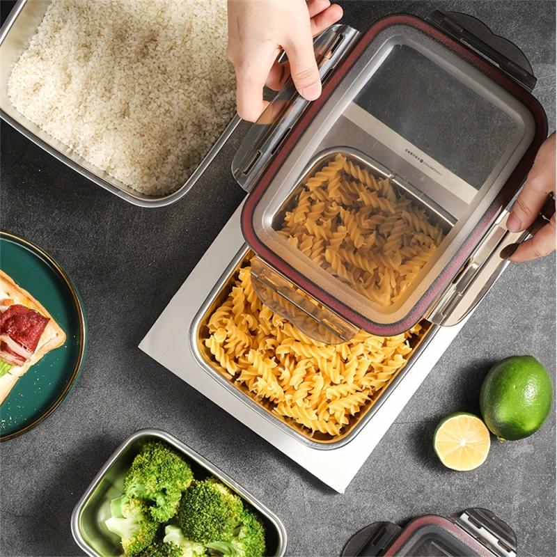Stainless Steel Square Fresh keeping Box Sealed Lunch Box