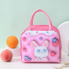 3D Cartoon Lunch Bag Insulated for Camping Picnic