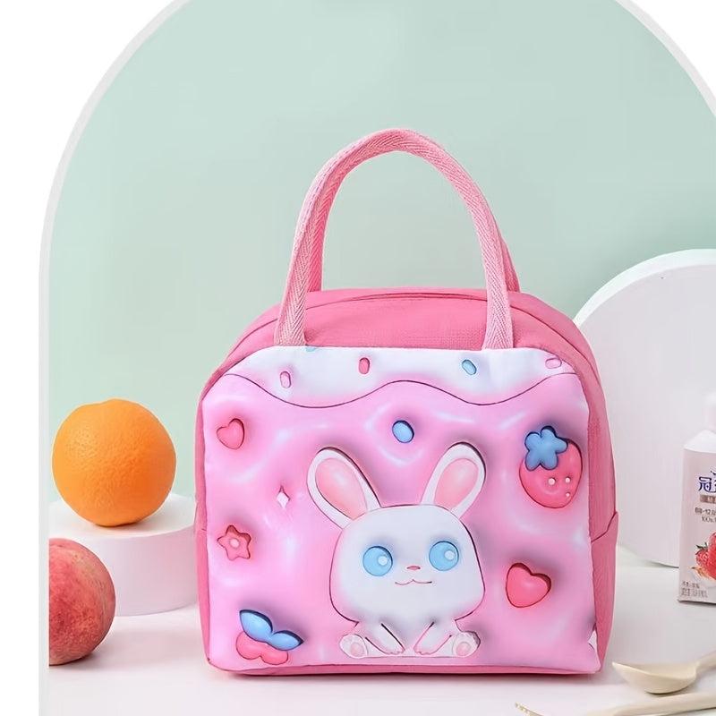3D Cartoon Lunch Bag Insulated for Camping Picnic