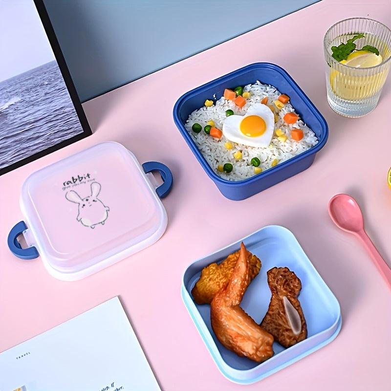 Microwave Double Lunch Box PP Bento Leakproof Container for School