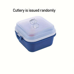 Microwave Double Lunch Box PP Bento Leakproof Container for School