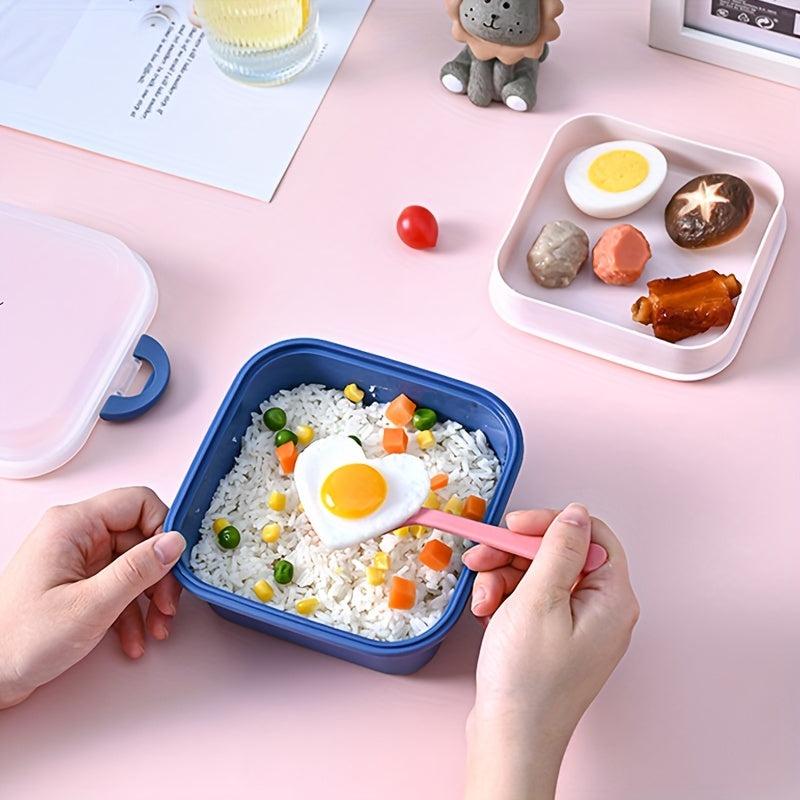 Microwave Double Lunch Box PP Bento Leakproof Container for School