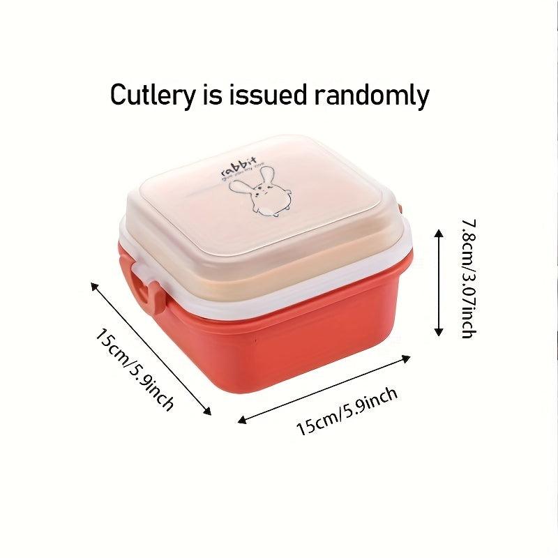 Microwave Double Lunch Box PP Bento Leakproof Container for School