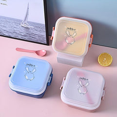 Microwave Double Lunch Box PP Bento Leakproof Container for School