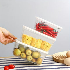1Pc Airtight Food Storage Containers with Lids Clear Jars for Fresh Keeping