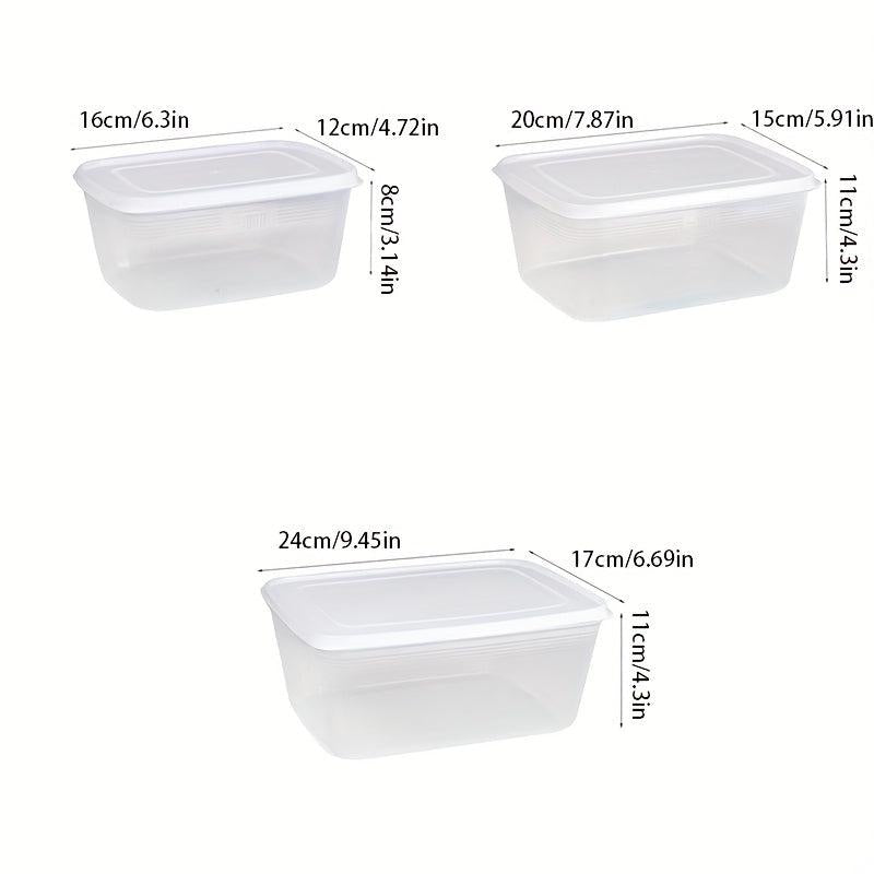 1Pc Airtight Food Storage Containers with Lids Clear Jars for Fresh Keeping