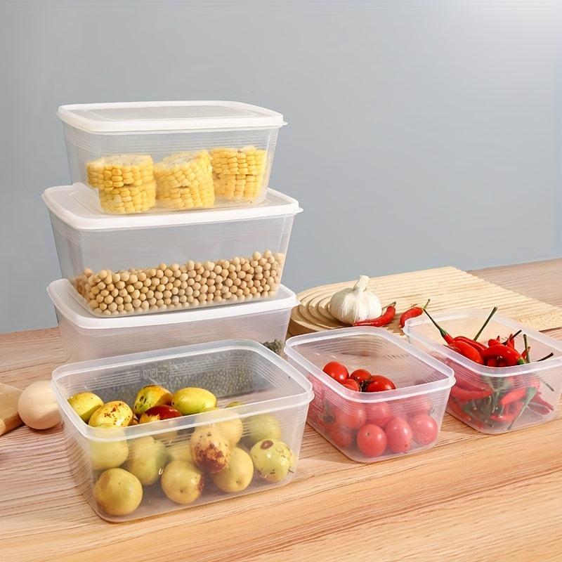 1Pc Airtight Food Storage Containers with Lids Clear Jars for Fresh Keeping