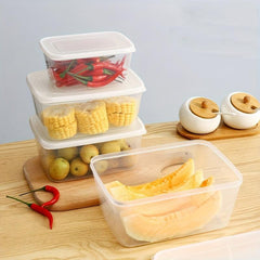 1Pc Airtight Food Storage Containers with Lids Clear Jars for Fresh Keeping