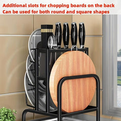 Stainless Steel Pot Lid Holder Integrated Holder Tier