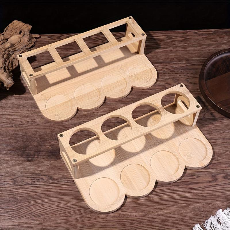 Bamboo Kitchen Storage Seasoning Rack Tianren Wooden Shelf