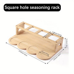 Bamboo Kitchen Storage Seasoning Rack Tianren Wooden Shelf