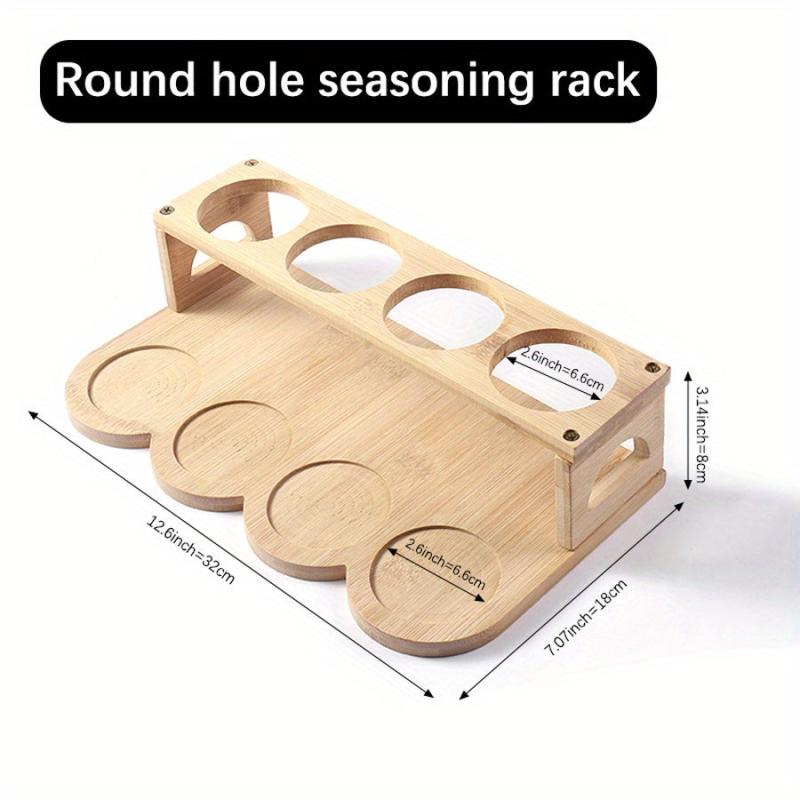 Bamboo Kitchen Storage Seasoning Rack Tianren Wooden Shelf