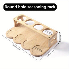 Bamboo Kitchen Storage Seasoning Rack Tianren Wooden Shelf