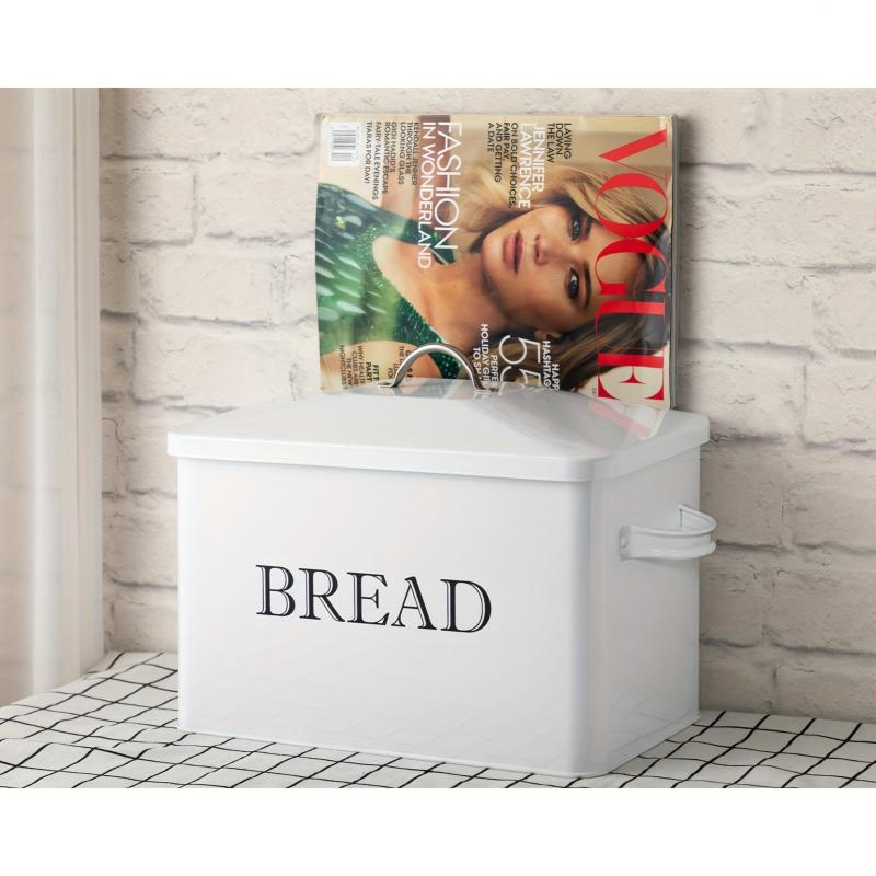 Large Farmhouse Bread Box For Kitchen Countertop Bread Storage Container