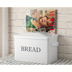 Large Farmhouse Bread Box For Kitchen Countertop Bread Storage Container