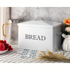 Large Farmhouse Bread Box For Kitchen Countertop Bread Storage Container