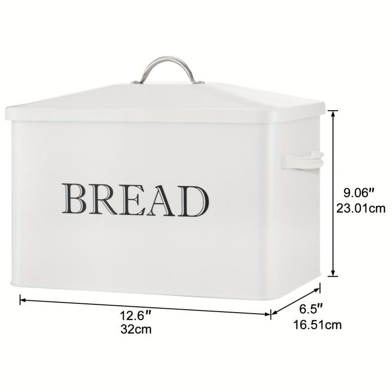 Large Farmhouse Bread Box For Kitchen Countertop Bread Storage Container