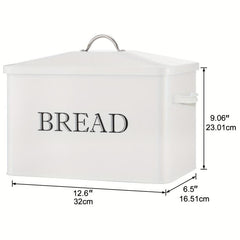Large Farmhouse Bread Box For Kitchen Countertop Bread Storage Container
